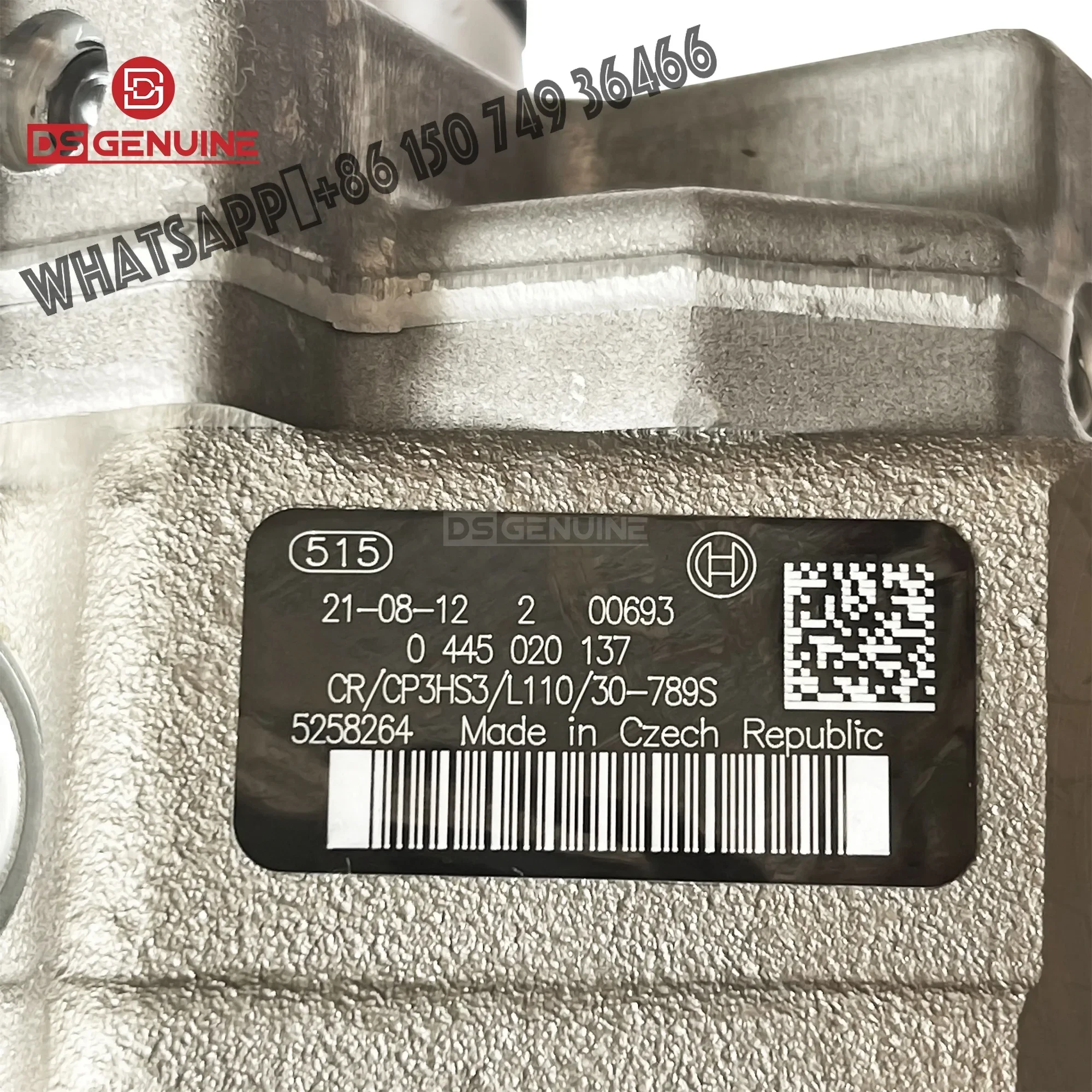 

Factory Genuine New DCEC ISDE 6.7 diesel Engine Fuel Injection Pump Assembly 0445020137 5258264