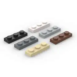 MOC 10PCS Puzzle Particle 3623 Plate 1x3 Building Blocks Kit Board Light Panel Bricks Toys Children Birthday Gifts Dropshipping