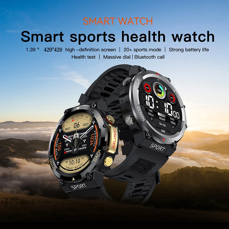 LEMFO LF33 Smart Watch Men 1.39'' 360*360 IP68 Waterproof Bluetooth Call 100+ Sport Modes 400mah Tracker Fitness Smartwatch 2024