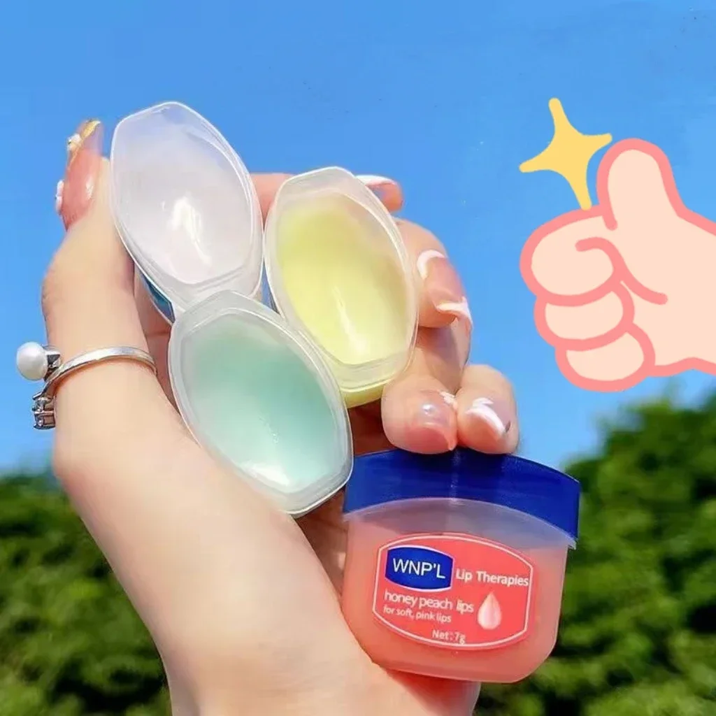 4 teil/satz Lip Balm Set Natürliche Vaseline Feuchtigkeitsspendende Anti-Rissbildung Petroleum Gelee Lipbalm Lippenstift Basis Koreanische Frauen Kosmetik Neue