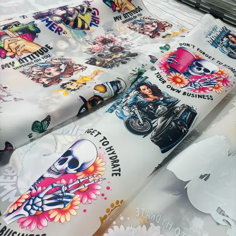 Mass Customization of Brand Logo Hot Stamping and Heat Transfer Stickers HTV for Clothing DIY Washable T-Shirt DTF Color Vinyl