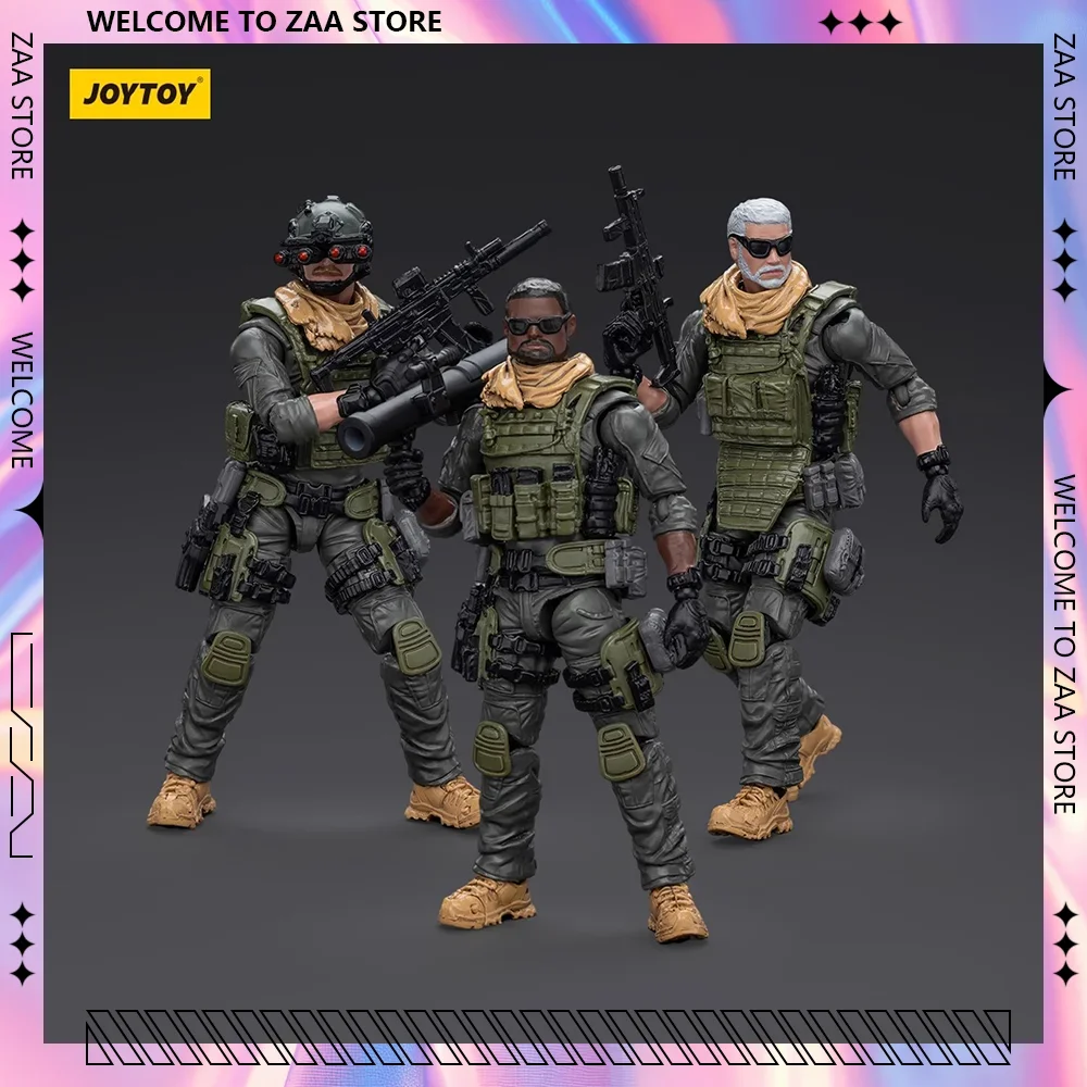 JOYTOY Militaire Figuren 1/18 Schaal NAVO Defense Forces 13th Assault Squad Action Figure Model Voor Collectie kinderen Geschenken