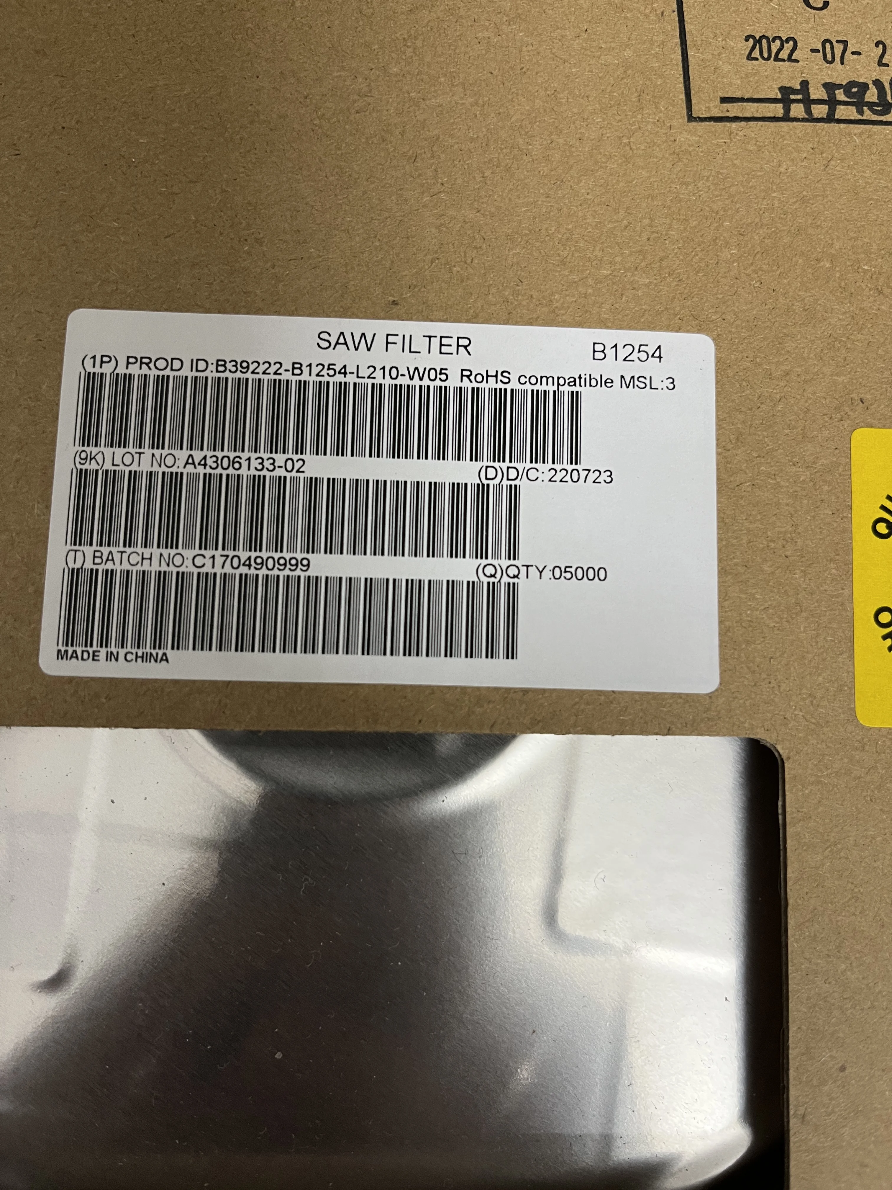 

10 шт. B39222-B1254-L210-W05