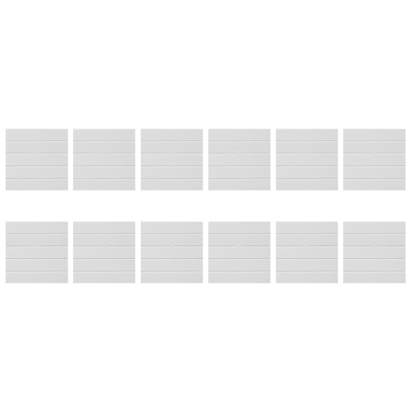 Pacote 12 painéis espuma à prova som, telhas acústicas autoadesivas parede poliéster, envio direto