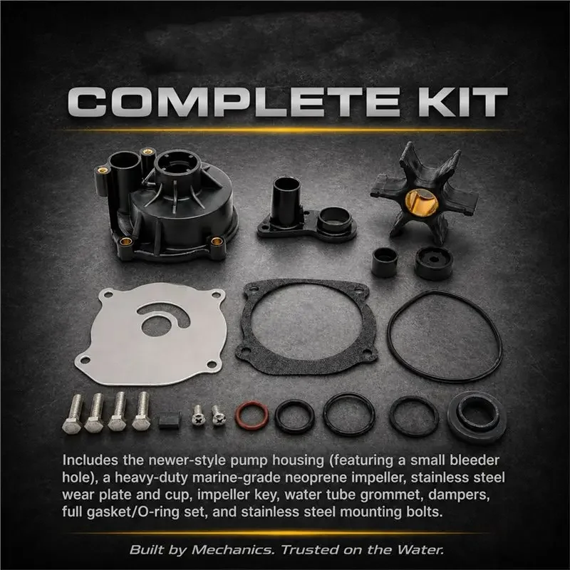 Outboard Water Pump Impeller Kit 05001594 For Johnson