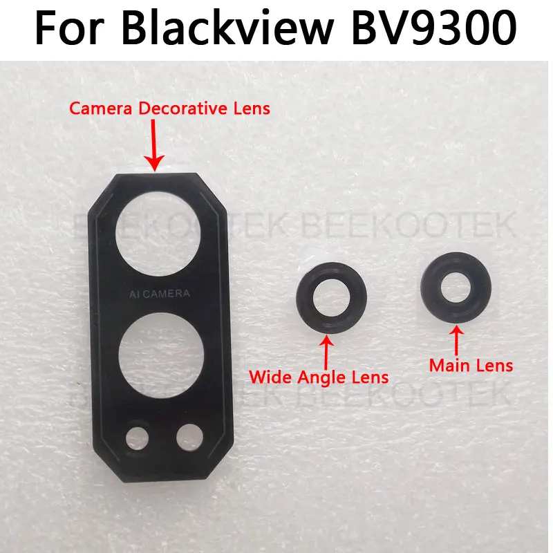 جديد الأصلي Blackview BV9300 كاميرا عدسة الزخرفية الخلفية الكاميرا الرئيسية زاوية واسعة غطاء زجاجي للكاميرا للهاتف Blackview BV9300 #2