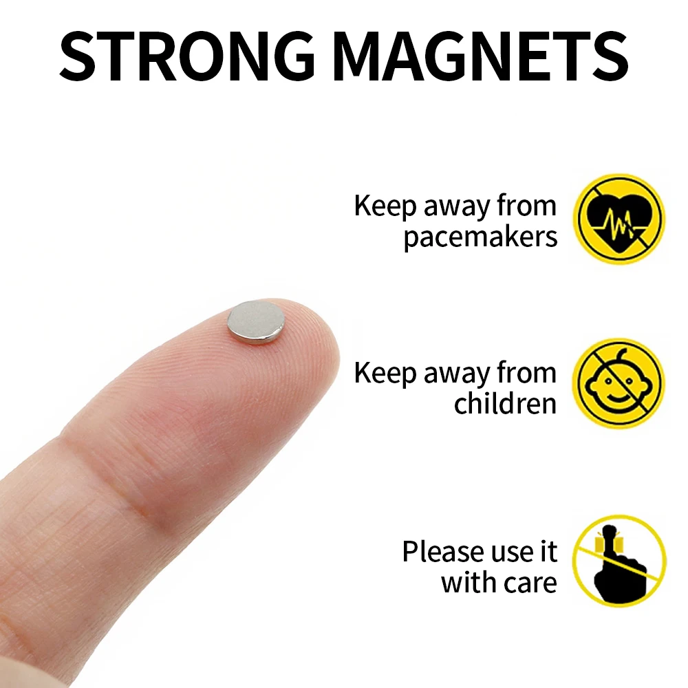 5x1mm Round Super Strong Neodymium Magnet N35 Powerful Magnetic NdfeB Permanent Refrigerator Magnet imanes DIY
