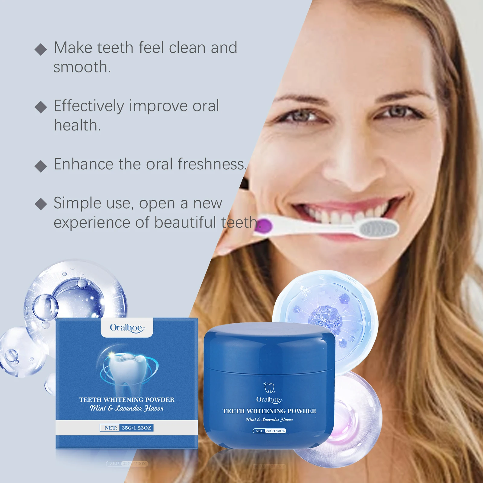 Teeth Brightening Beauty Powde - Teeth Whitening Co ulasan dan harga