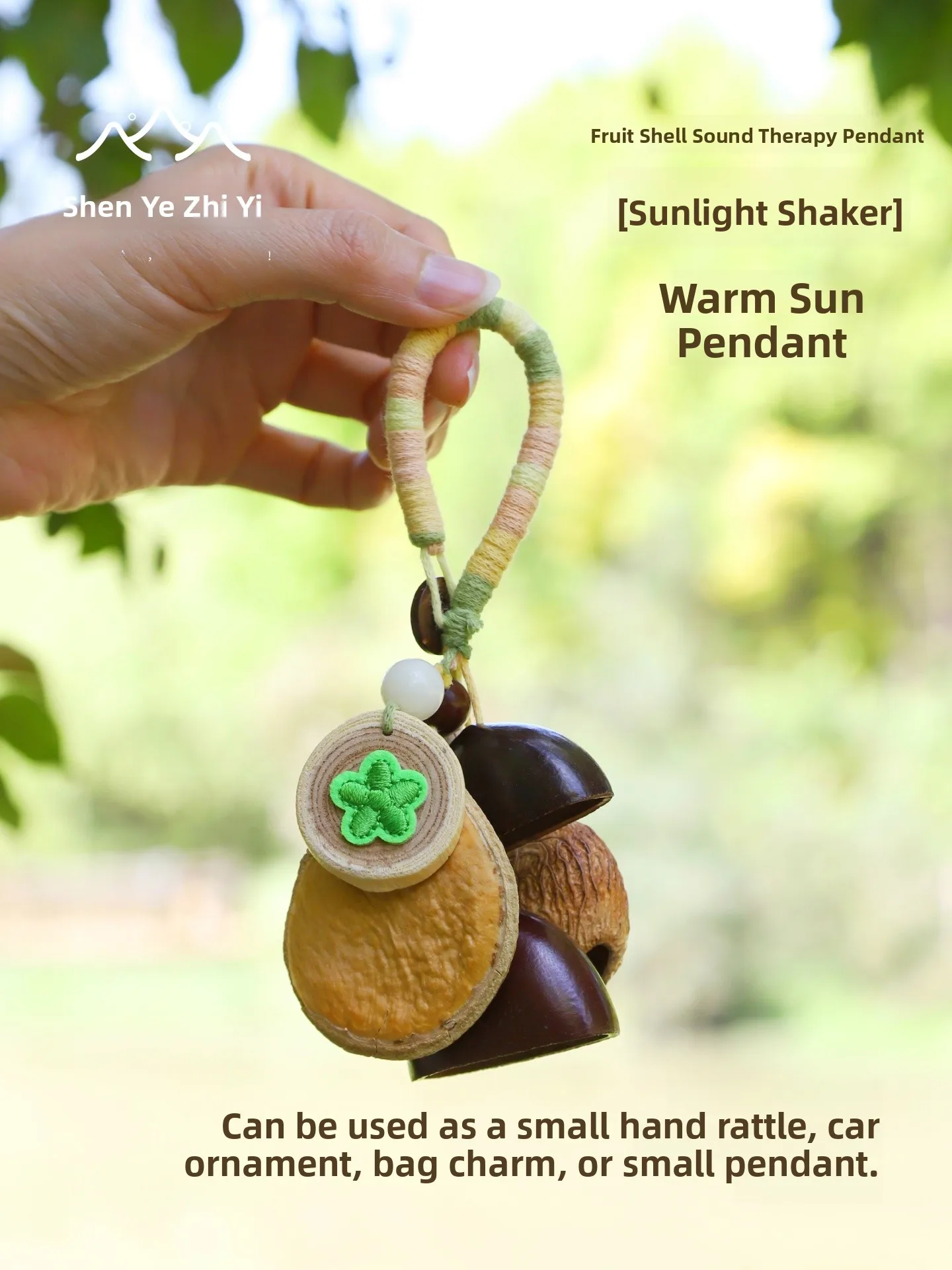 Mensino Natural Plant  Handmade Bag Pendant Gift Sunlight Swinging Creative Home Decoration Accessories