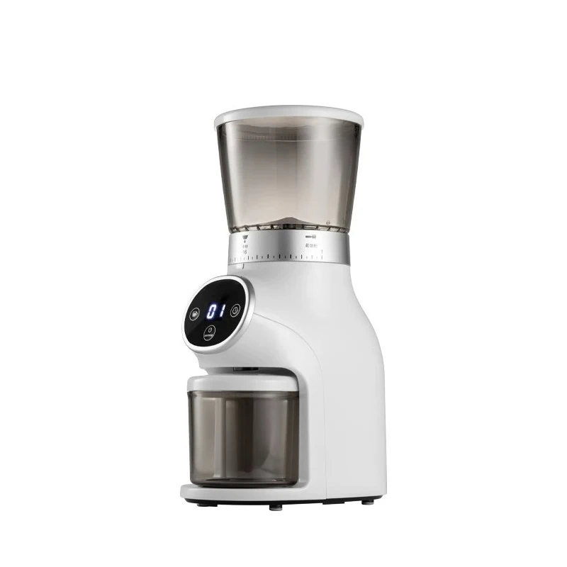 Large-capacity commercial electric coffee bean grinder with touchscreen  suitable for home coffee shops hotels