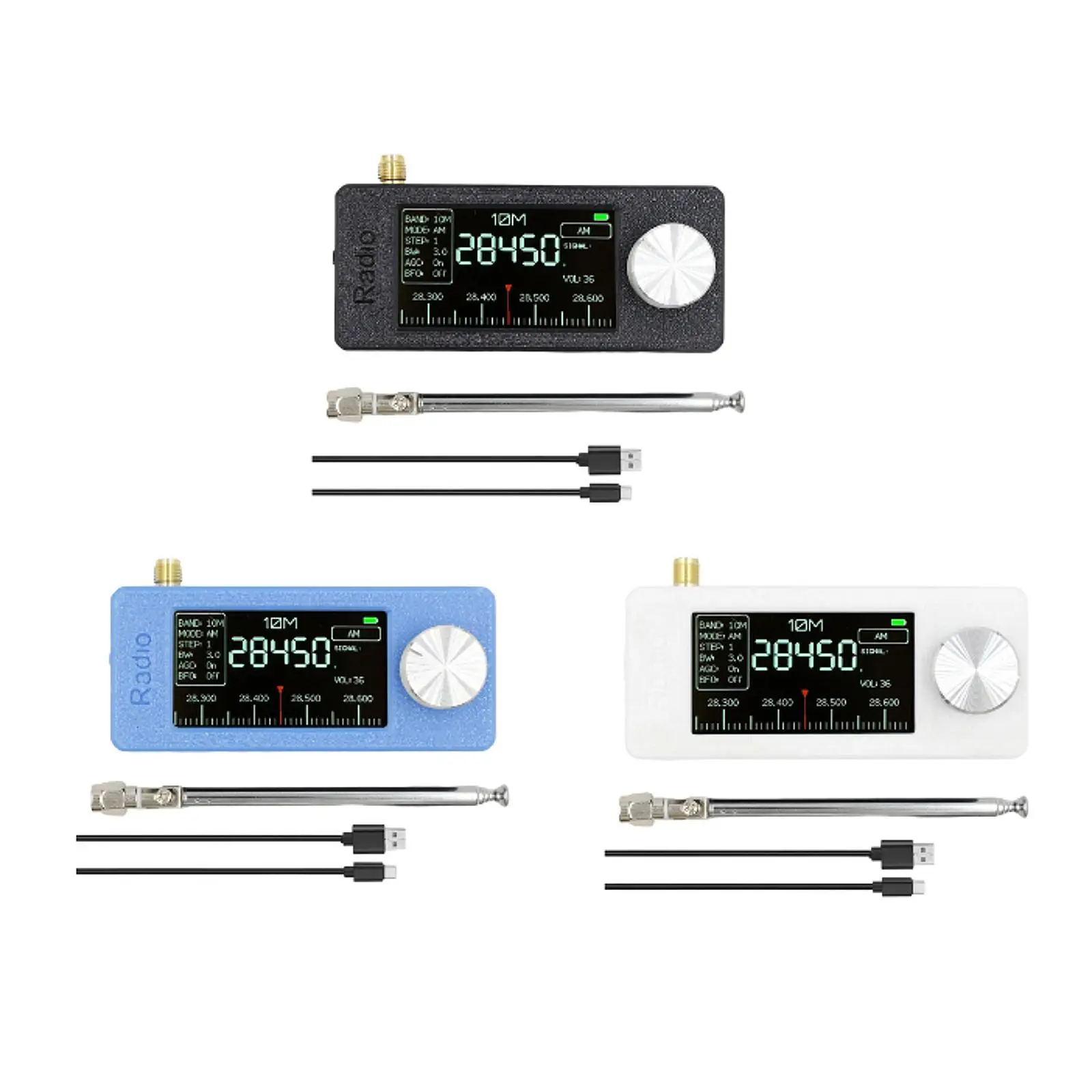 Pocket Radio Lock Screen Lightweight Small Music Player Handheld AM/FM Music Player for Walking Cycling Camping Office Hiking