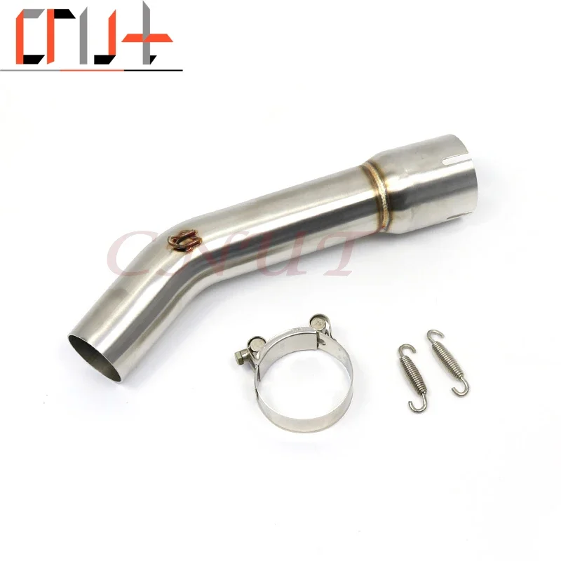 For YAMAHA YZF FZ1 FZ1N FZ1000 ZX1000 2006-2015 Motorcycle Exhaust Escape Muffler Bike Racing Link Stainless Stee Middle Pipe