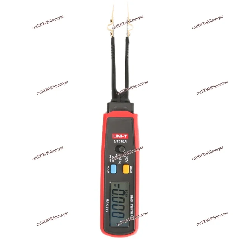

UT116A/C Tweezers SMD Multimeter Resistance Capacitor Diode LED Light Emitting Tube Button Battery
