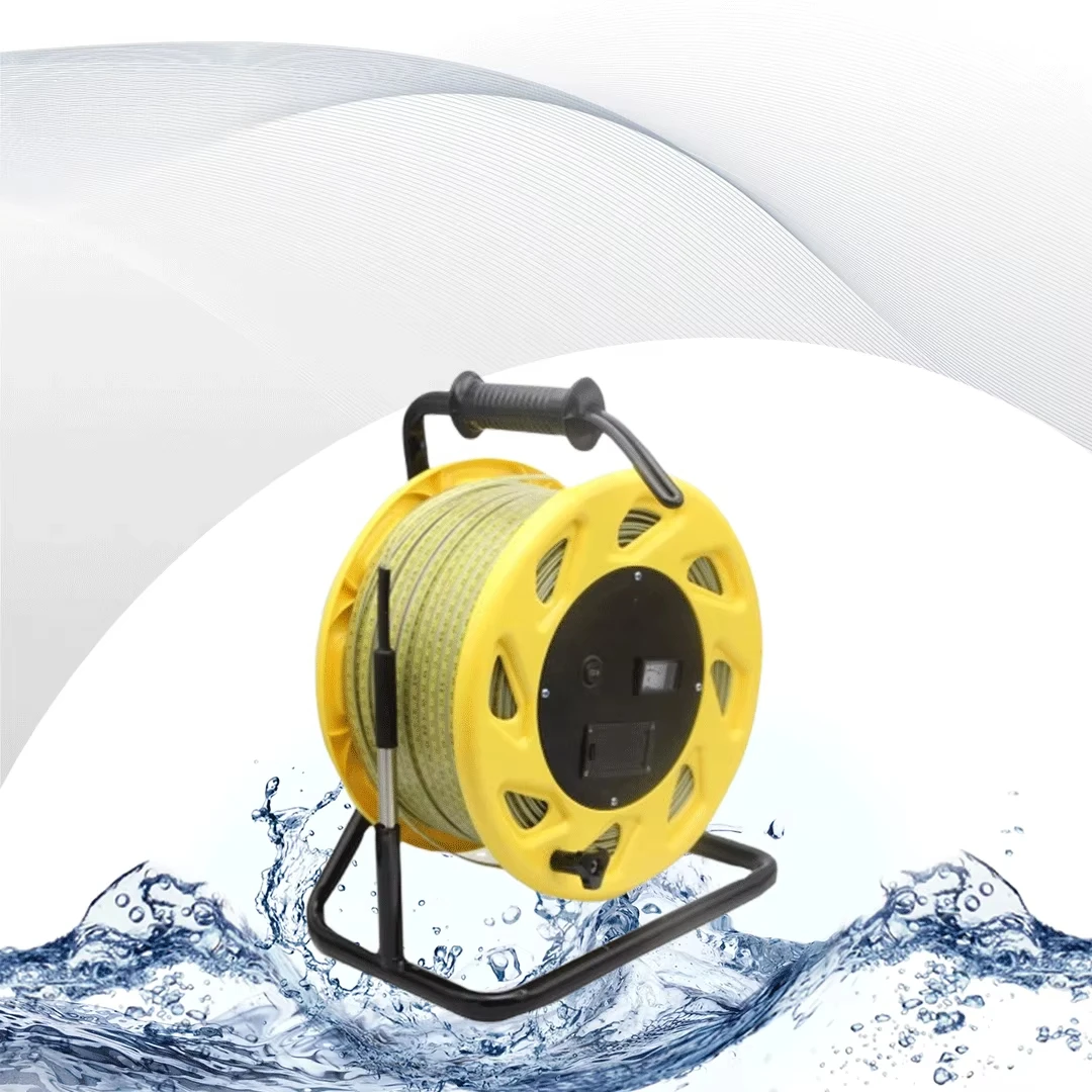 Water Level Meter 300m, 4-20mA IP68 Stainless Steel Water Level Sensor for Deep Well & Tank-GLT500A