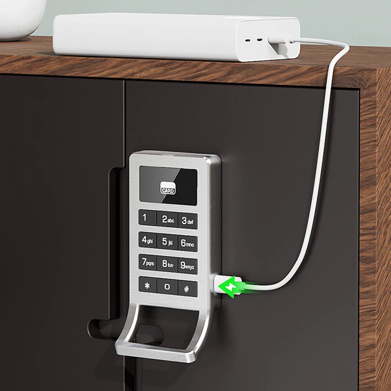 Electronic Smart Digital Keyless Cabinet Furniture Gym Locker Spa Room Locker Electronic Locker Handle Lock