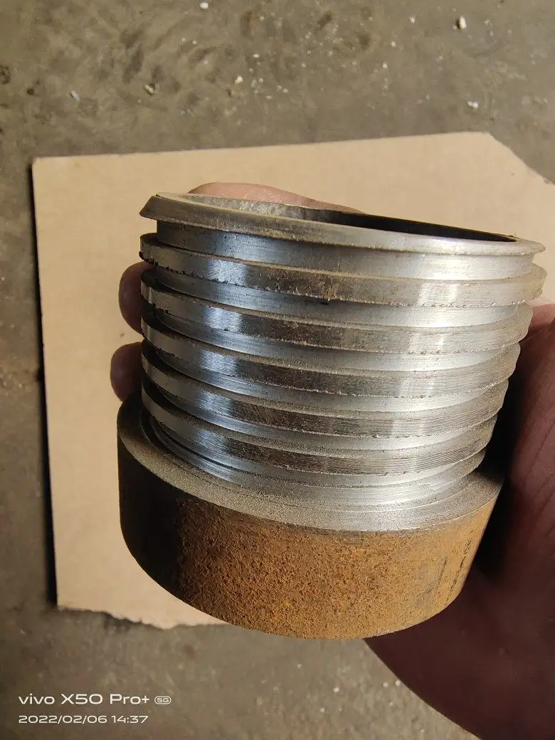 for Drilling Rig Drill Pipe Joint 45 Steel Thickened Trapezoidal Threaded Joint 40 42 48 50 60 Support Customization