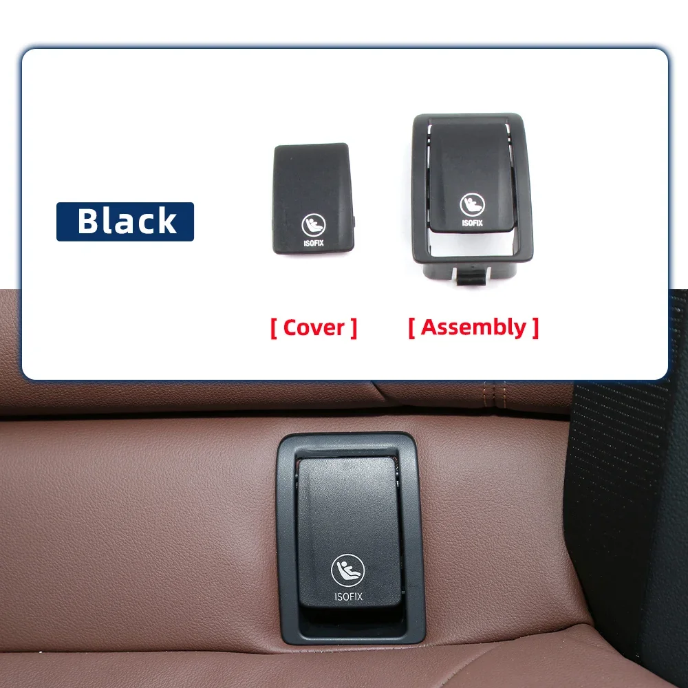 For BMW X6 G06 Car Accessories Backseat Buckle Covers 2020-2026 Rear Child Seat Anchor Safety ISOFIX Cover Restraint Replacement