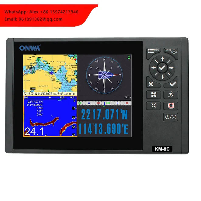 

ONWA KM-12C (Новинка!) 12-дюймовый GPS-картплоттер с GPS-эхолотом/глубиномером (поддержка расширенных функций)
