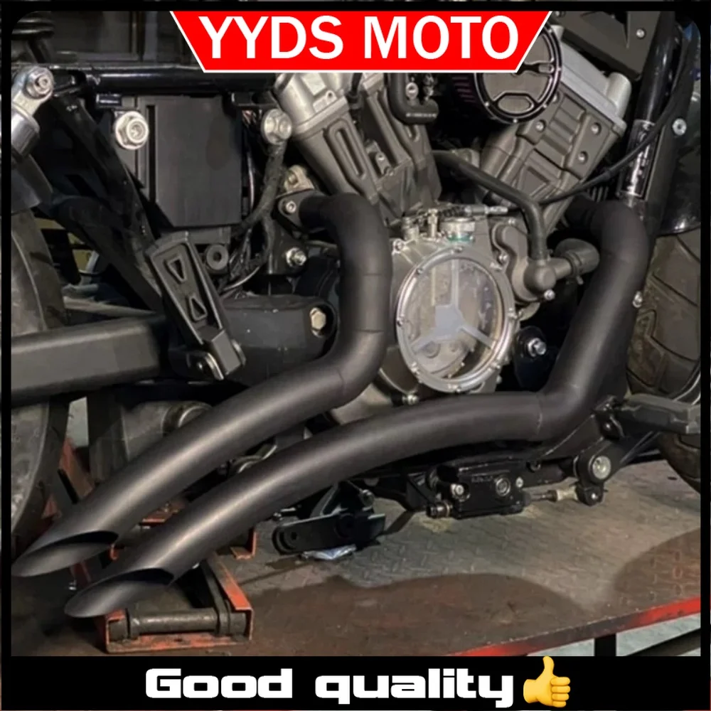

For BENDA ChinchiIIa 300 Retro sweeping exhaust pipe Harley VH exhaust two out of two straight exhaust for benda chinchilla 300