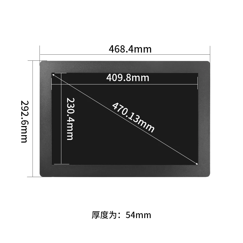 Industry Automation 18.5 Inch 1920*1080 LCD Embedded Capacicitve/Resistive Touch Screen Monitor with HDMI VGA USB Input