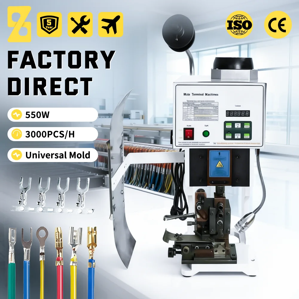 

Электронный пресс для обжима кабелей 1.5T/2.0T/3.0T, высокоэффективный бесшумный инструмент для обжима с 3 насадками OTP