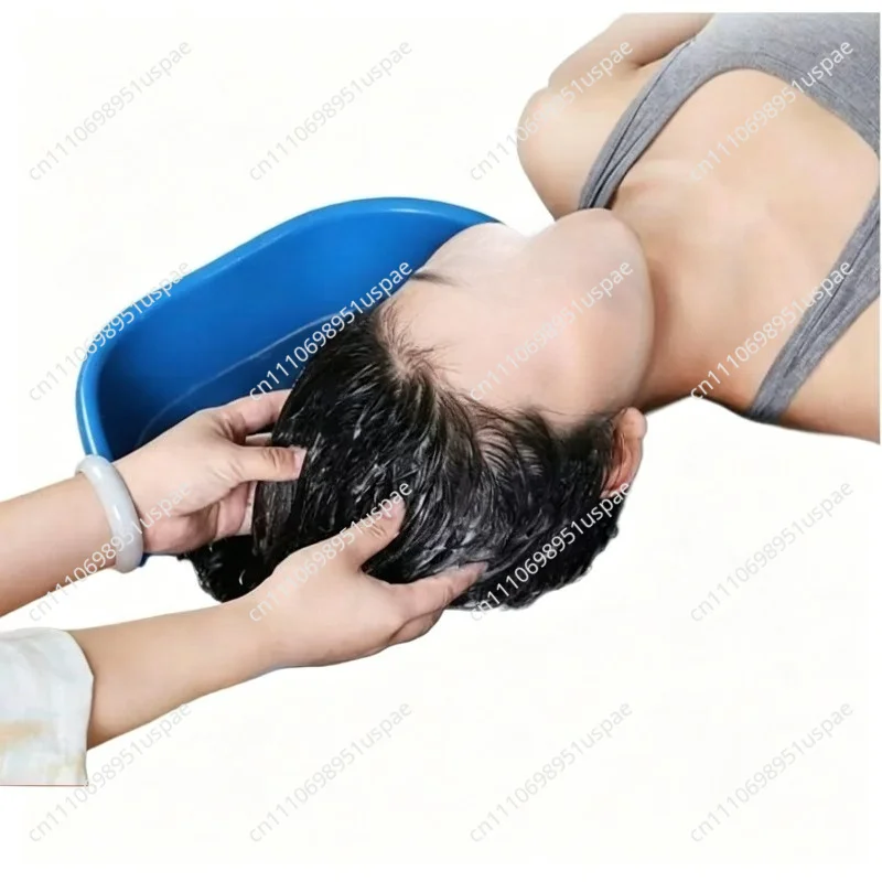 Bed-bedridden Elderly Lying Flat Shampoo Basin, Pregnant Women and Children Do Not Bend Over, Bed Shampoo Basin