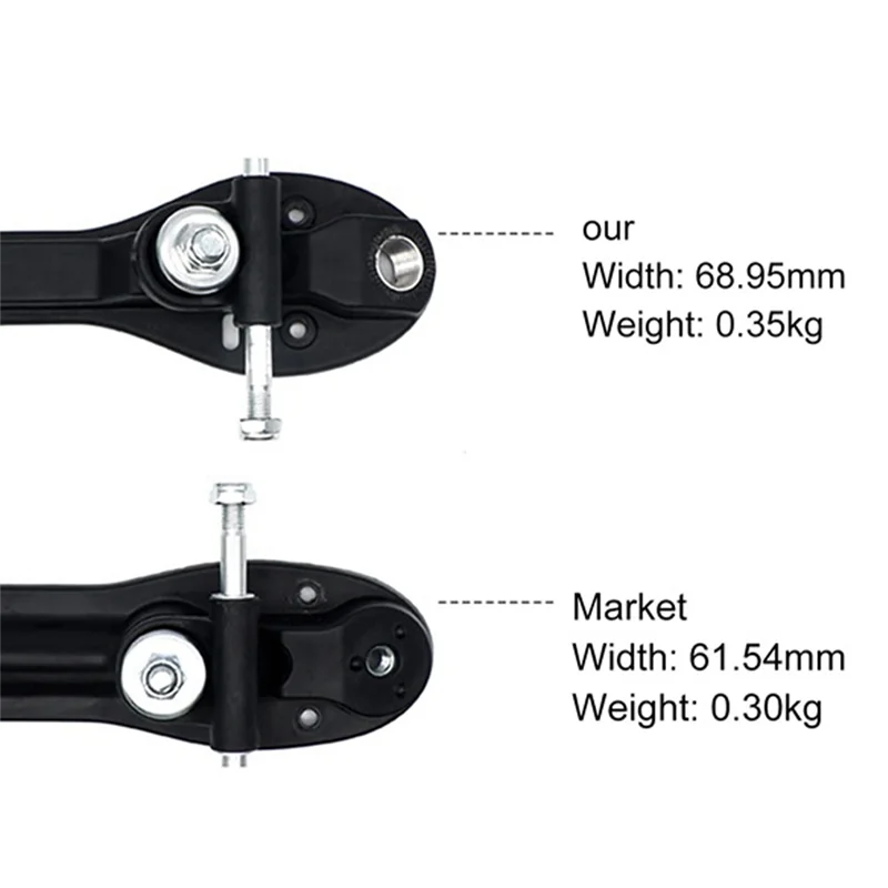 

Lo-ok Roller Skate Base Four-Wheel Two-Row Roller Skate Bracket Skateboard Base Bottom Plate Black