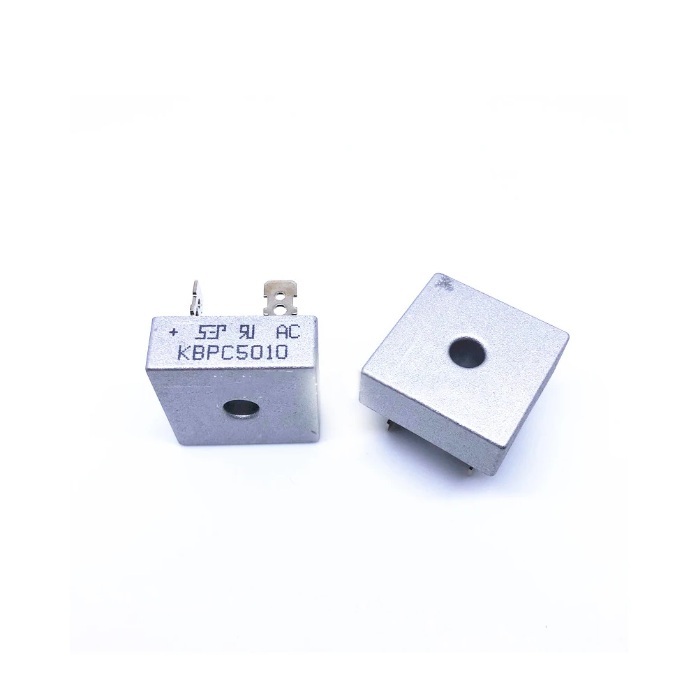 2 Teile/los KBPC5010 Single-phasen Diode Bridge Rectifier 50A 1000V KBPC 5010 Power Rectifier Diode Elektronische Komponenten