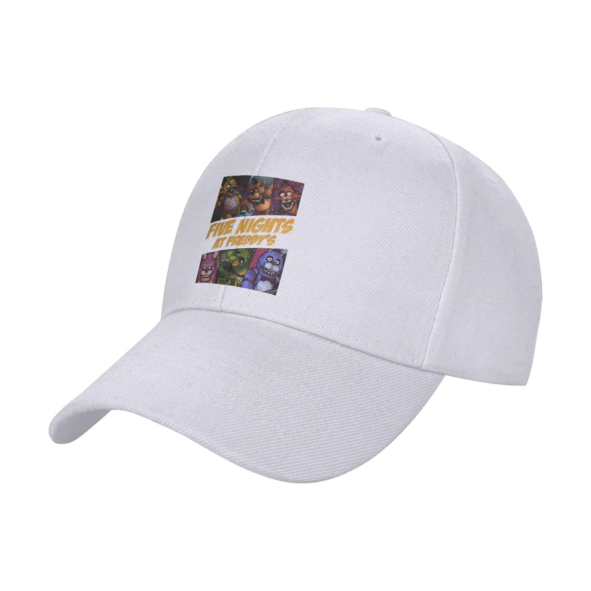 Fashion Humorous Five Nights Curved Brim Baseball Cap Simple Versatile Polo Cap
