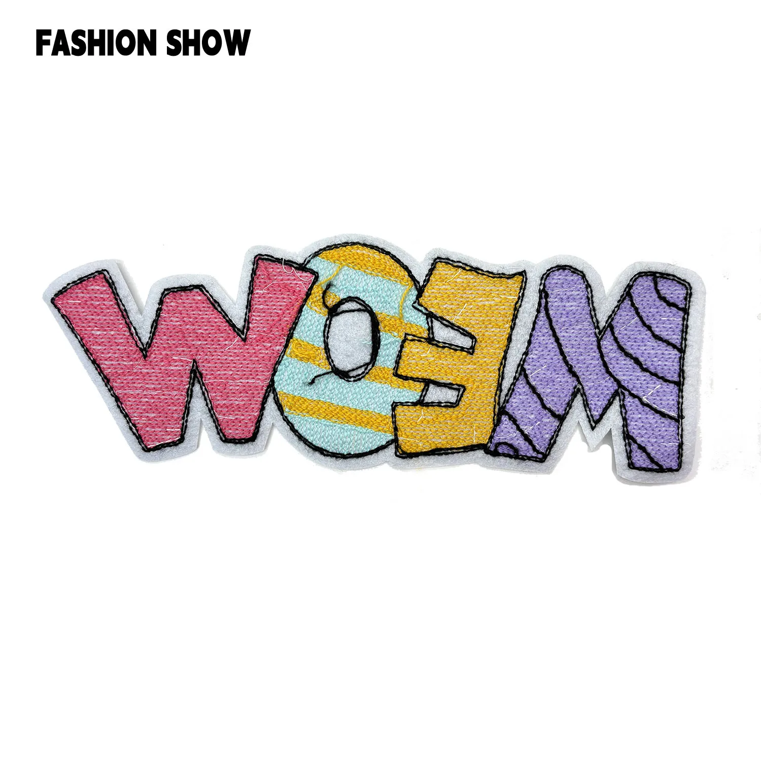 مواء الشنيل رسالة شارة مطرّزة ثلاثي الأبعاد لينة المطرزة التصحيح اليدوية DIY بها بنفسك البلوز/تي شيرت/سترة التصحيح الملابس والاكسسوارات الديكور تعديل أجزاء