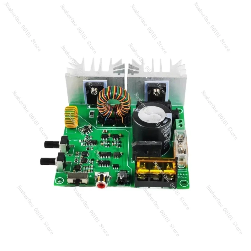 

SSTC solid-state Tesla coil half-bridge integrated finished product driver board, artificial lightning music arc