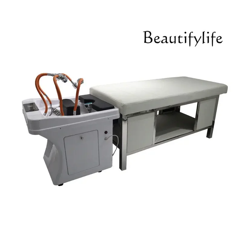 

Multifunctional Head Therapy Bed Acupressure Rinse Constant Temperature Water Circulation Phototherapy Beauty Salon Thai Wash