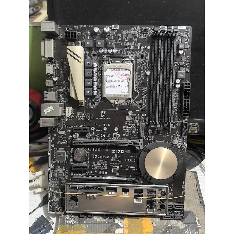 used for ASUS Z170-P Original Used I/O Shield Back Plate LGA1151 ATX Motherboard Support 6th 7th Gen Intel CPU DDR4 Memory