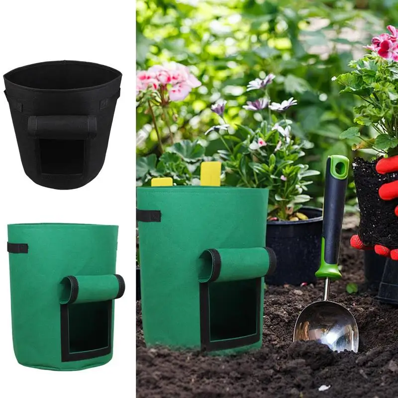 

Patio Plant Planting Container Potato Planting Bag Garden Vegetable Planting Container with Handle for Vegetable Plant Planting