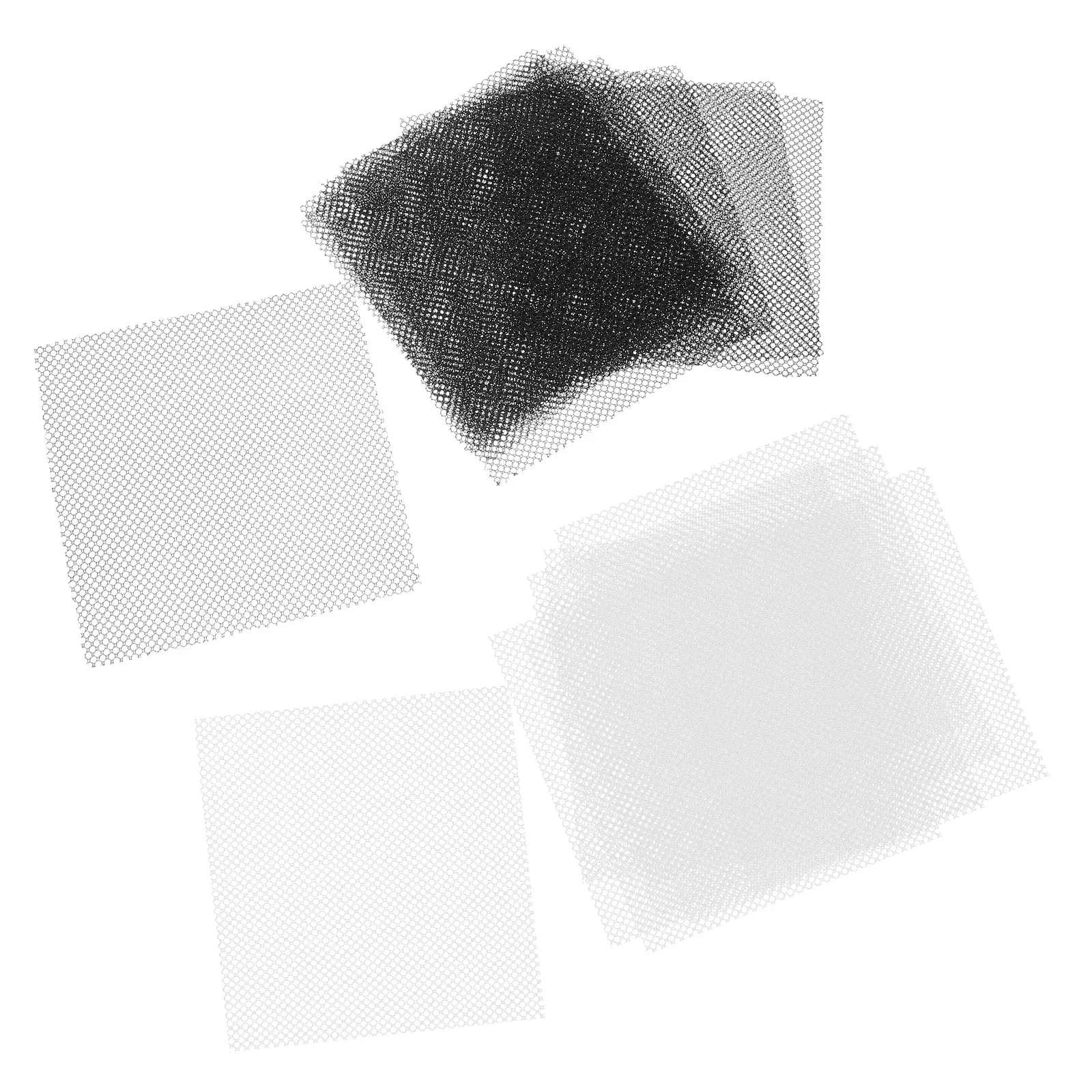 

20 шт. сеток для глаз для фурсьюта, дышащие белые пластиковые сетчатые листы для масок животных, рукоделия, костюмов, косплея, изготовления масок