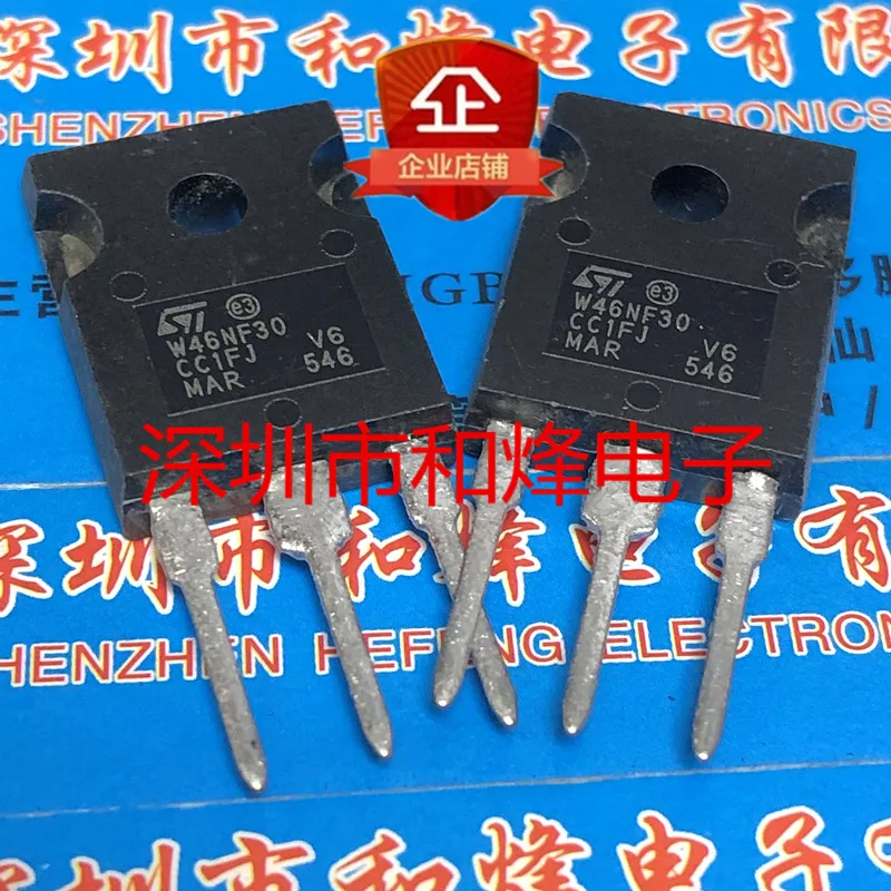 5-10 piezas W46NF30 STW46NF30 TO-247 300V 42A nuevo y ORIGINAL en STOCK