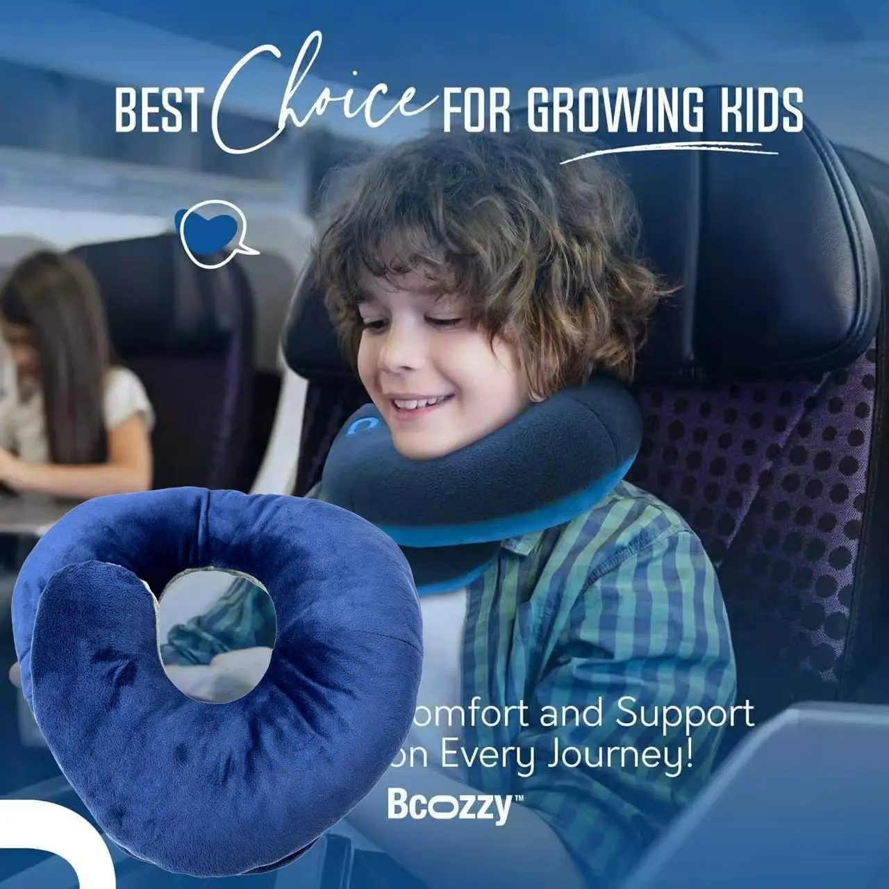 Travel Pillow Neck Support Soft 360 Support Portable Neck Pillow for Airplane Car Travel Sleeping Essentials for Long Flight