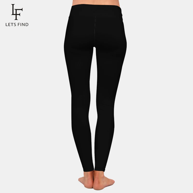 LETSFIND Women Solid Leggings Black Blue Grey wine red Colour High Waist Comfortable High Elasticity High Quality Full Leggings