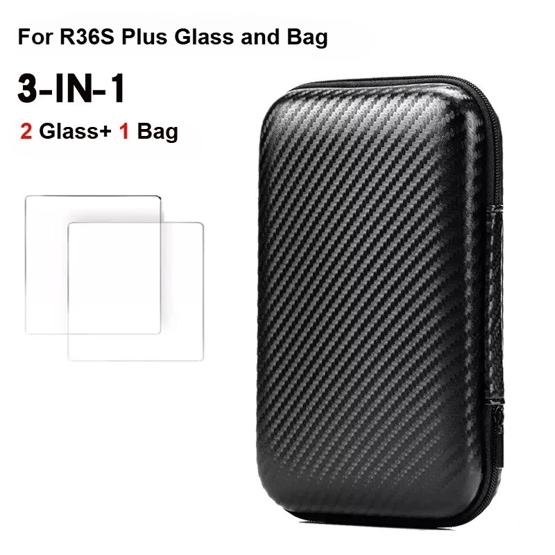 BOYHOM R36S PLUS Premium Storage Bag Handheld Console Protective Case Anti-scratch Glass Protector Silicone Cover Travel view 5
