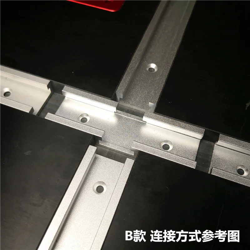 30 type woodworking chute, guide rail, electric circular saw flip-chip table, table saw table cross connector