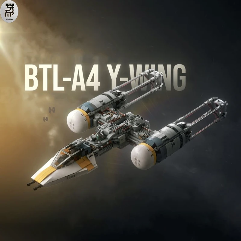 NEW 892CS PiXEL-DANs MOC Y-Wing space fighter Model DIY BTL-A4 UCS creative ideas ChildrenToy Birthday Gift BuildingBlocks 75172