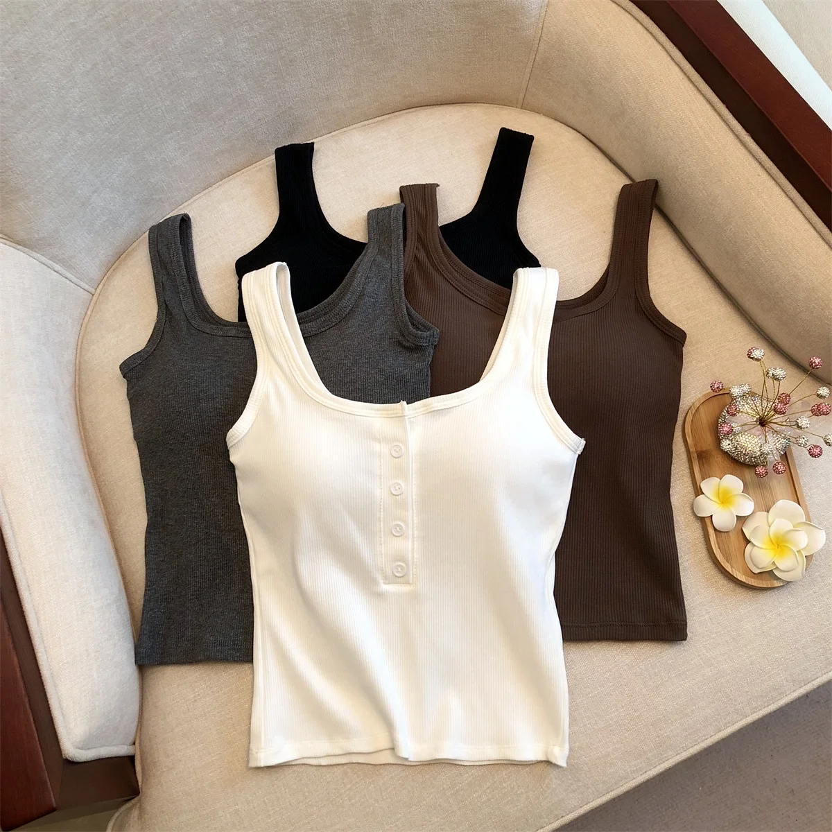 

Chic Small Top Women's Basic Sle oulder Covering Inner Wear for Summer ape Body pe Sweet Sle without Sve