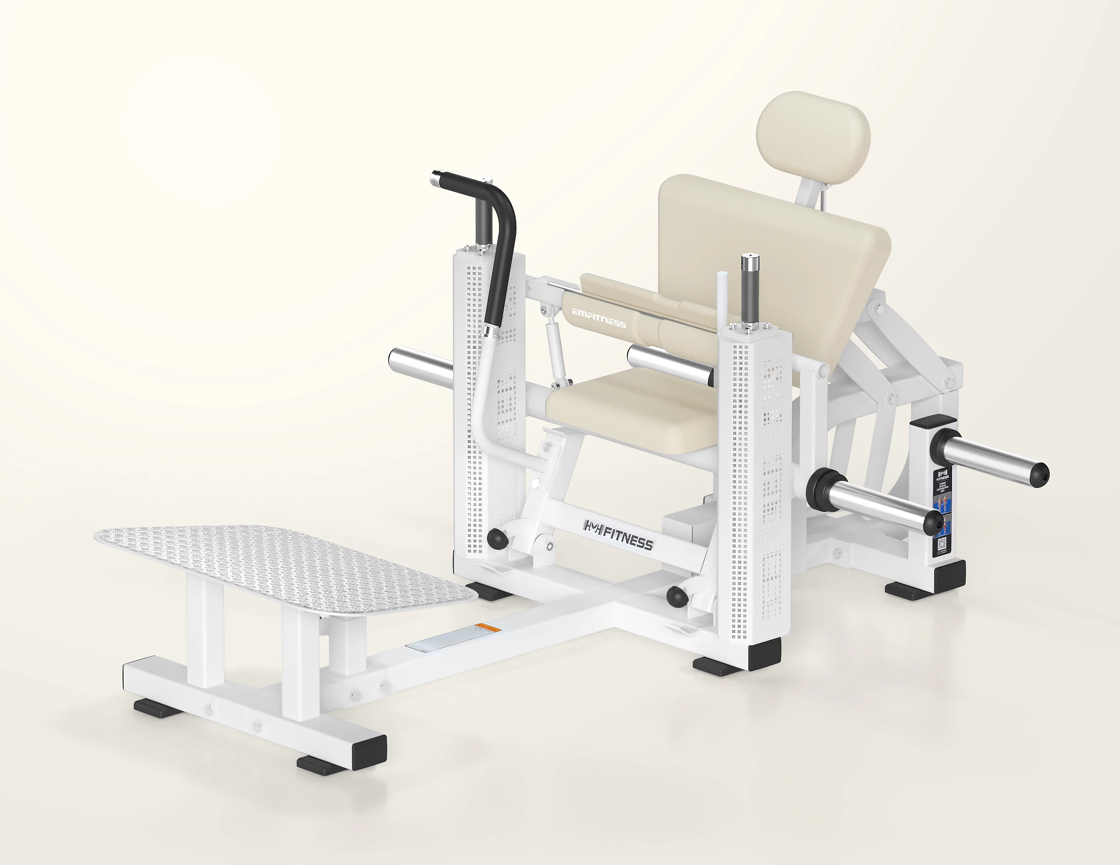 Commercial Gym Equipment  Plate Loaded Glute Hip Thrust Bridge Machine for Exercise
