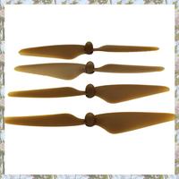 X18A-12Pcs For Hubsan H501S X4 RC Quadcopter Propellers Blades 2CW/2CCW, Yellow
