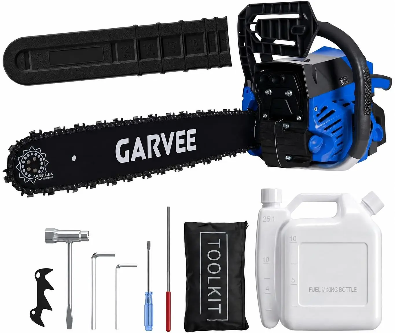 20-Inch 58CC Gas Chainsaw, Quick Start, for Firewood Cutting