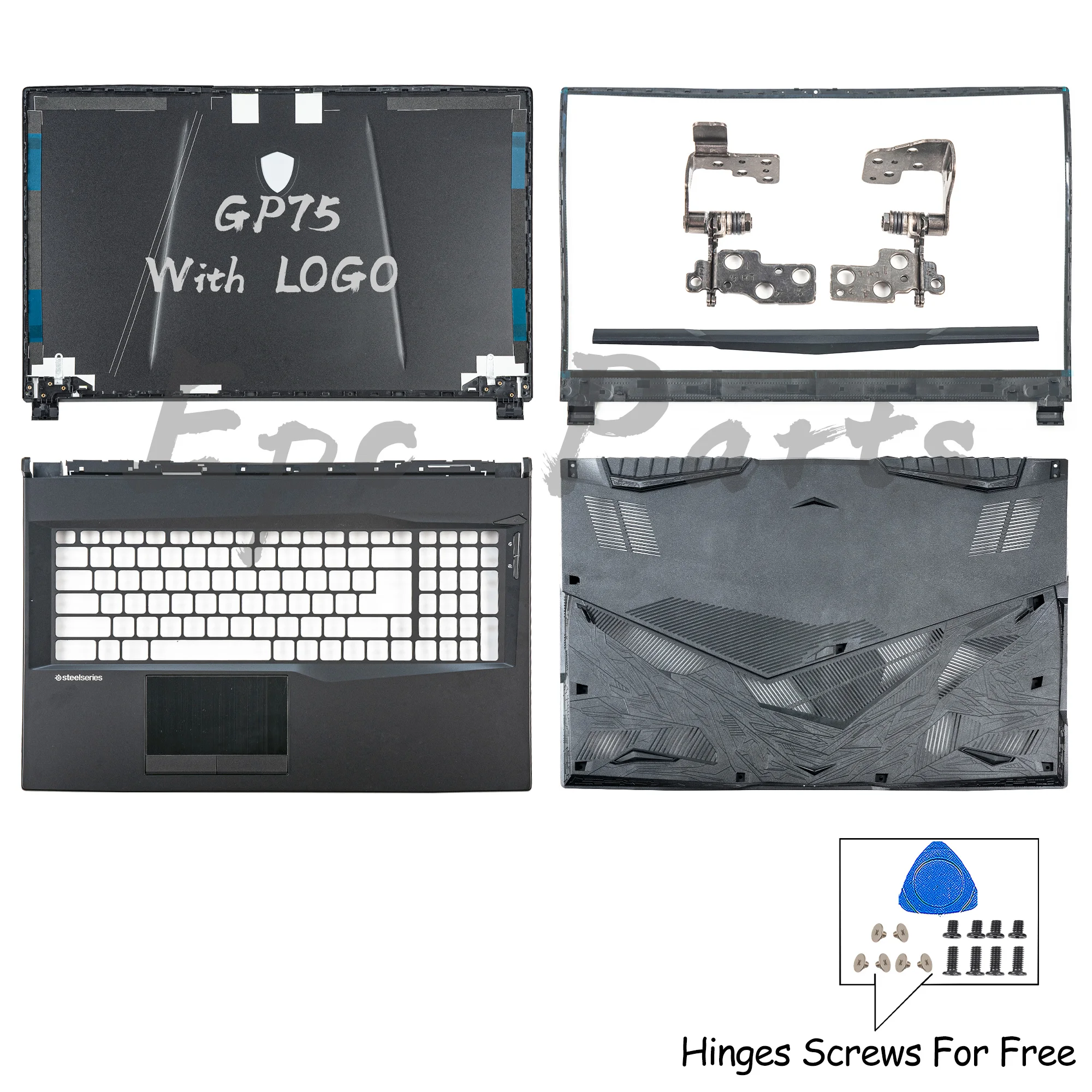 

Epc Parts For GP75 Leopard 9SC 9SD 9SE 9SF MS-17E2 17E5 17E7 Metal LCD Back Cover Bezel Hinges Palmrest Bottom Repair 17.3inch