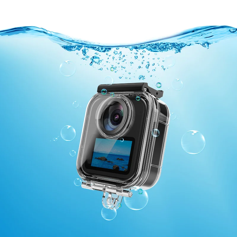 

New Tech Protective Cover Box For Gopro Max 2 Waterproof Housing Shell For Gopro Max 2 Panoramic Camera Diving Case Accessories