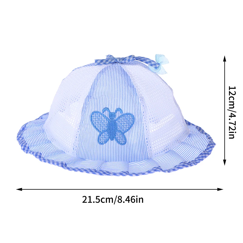 1PC Baby Hat Girl Summer Bucket Fisherman Hat for 3 to 12 Months Infant Girls Toddler Sun Hats Summer Flower Bow-knot Style