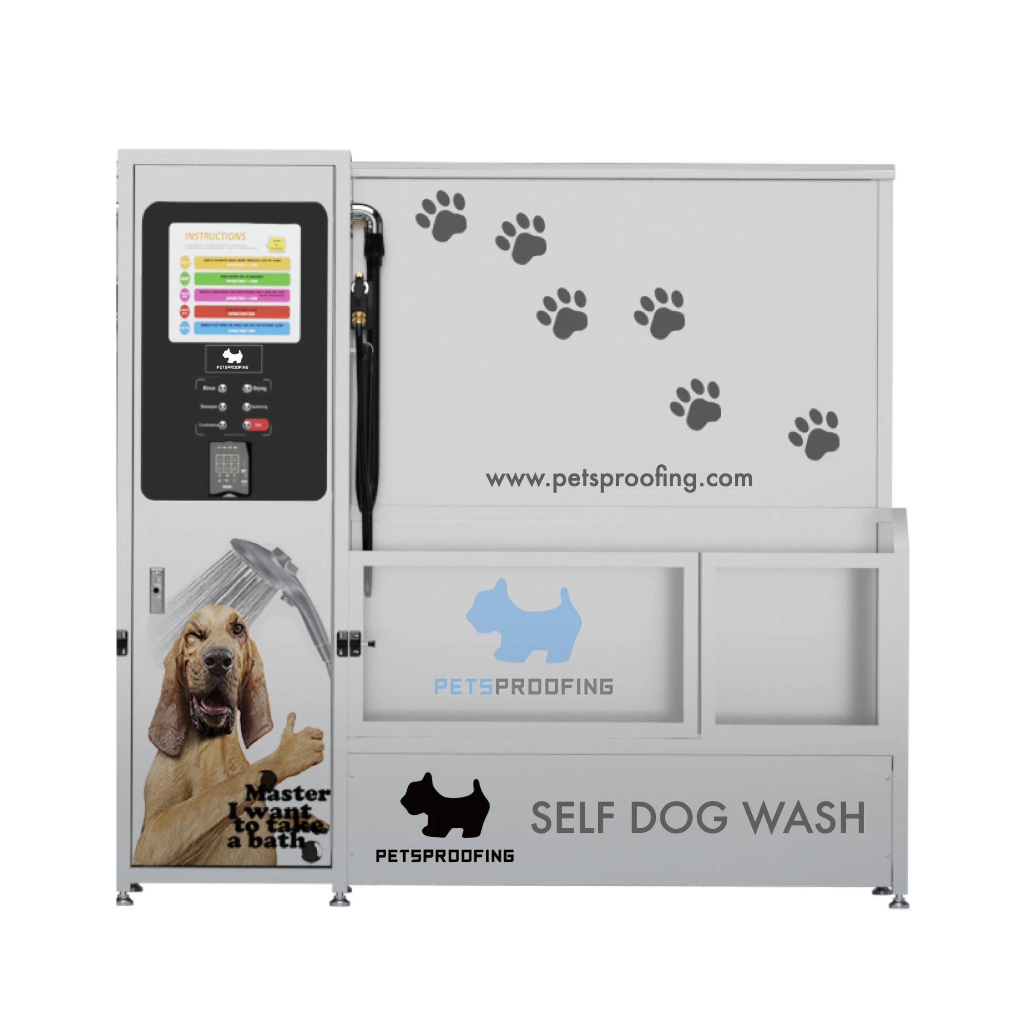 

Portable Automatic Dog And Cat Washing Station Self-Service Vending Machine For Grooming Bathing Products For Small Animals
