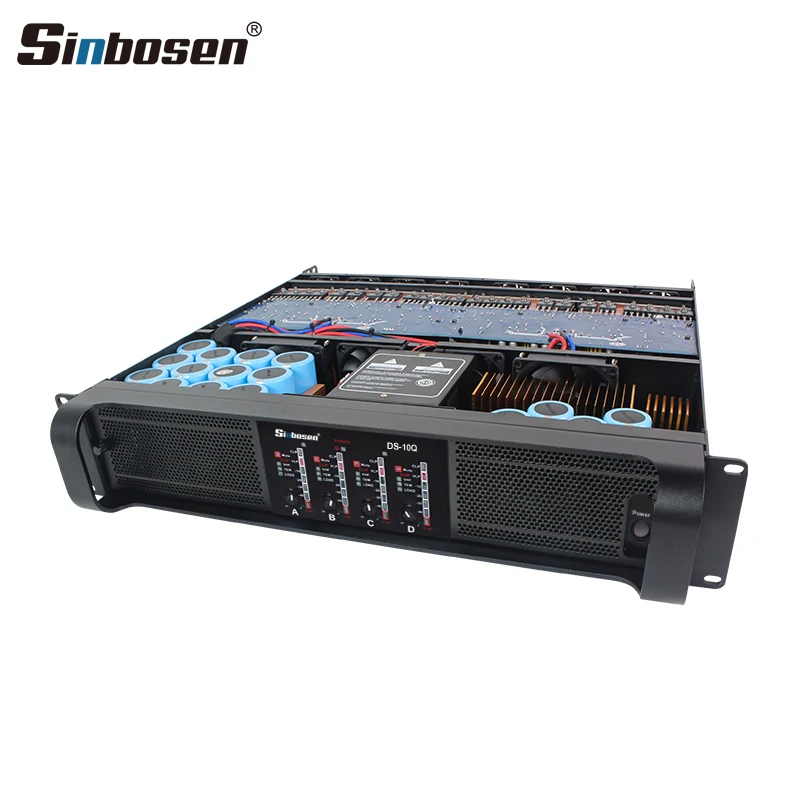 Sinbosen 4 Channels 1000 Watt Amplifier Board DS-10Q 10 Capacitor High End Tube Amplifiers